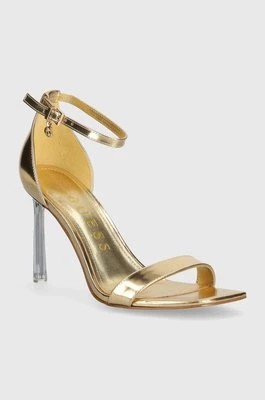 Zdjęcie produktu Guess sandały skórzane SHYLIE kolor złoty FLJSHY LEM03