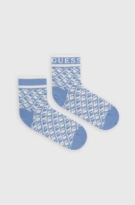 Zdjęcie produktu Guess skarpetki damskie kolor niebieski V4RZ00 ZZ00I