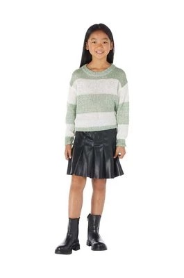Zdjęcie produktu Guess spódnica dziecięca kolor czarny mini rozkloszowana