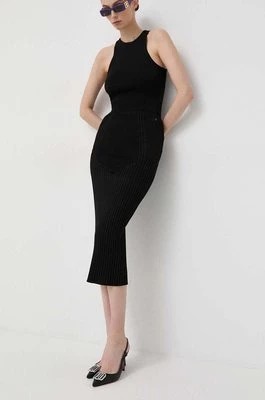 Zdjęcie produktu Guess spódnica kolor czarny midi ołówkowa