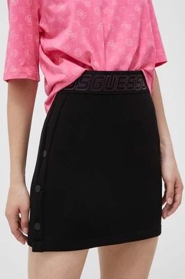 Zdjęcie produktu Guess spódnica kolor czarny mini prosta