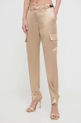 Zdjęcie produktu Guess spodnie MARZIA damskie kolor beżowy proste high waist W4GB50 WG7C0