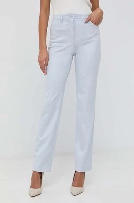 Zdjęcie produktu Guess spodnie damskie kolor niebieski proste high waist
