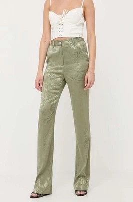 Zdjęcie produktu Guess spodnie damskie kolor zielony proste high waist