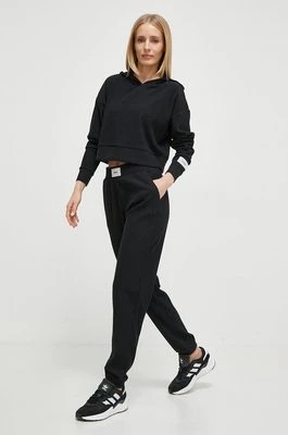 Zdjęcie produktu Guess spodnie dresowe AISLIN kolor czarny gładkie V4RB01 KC2T0