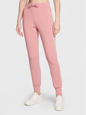 Zdjęcie produktu Guess Spodnie dresowe Allie Scuba V2YB18 K7UW2 Różowy Regular Fit