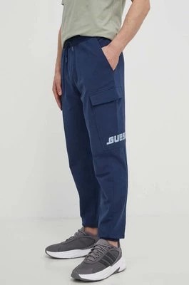 Zdjęcie produktu Guess spodnie dresowe bawełniane EWAN kolor granatowy Z4GB06 K6ZS1