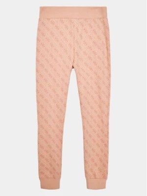 Zdjęcie produktu Guess Spodnie dresowe J3YQ19 KA6R3 Różowy Regular Fit