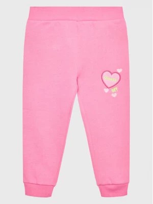 Zdjęcie produktu Guess Spodnie dresowe K2BQ16 KAX70 Różowy Regular Fit