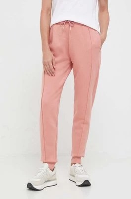 Zdjęcie produktu Guess spodnie dresowe kolor różowy gładkie