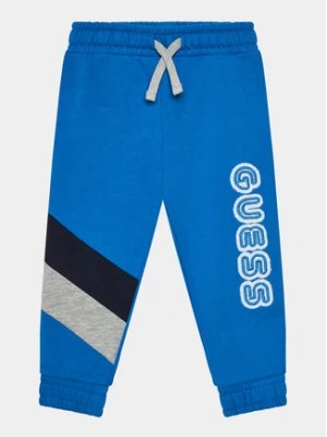 Zdjęcie produktu Guess Spodnie dresowe N4RQ11 KA6R4 Niebieski Regular Fit