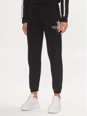 Zdjęcie produktu Guess Spodnie dresowe Zoey V4GB04 KC6V1 Czarny Regular Fit
