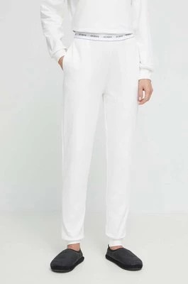 Zdjęcie produktu Guess spodnie lounge kolor biały gładkie O3YB00 KBS91