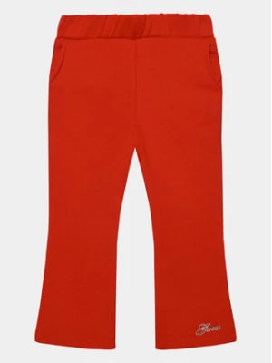 Zdjęcie produktu Guess Spodnie materiałowe K3BQ12 KAD74 Czerwony Relaxed Fit