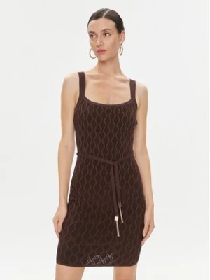 Zdjęcie produktu Guess Sukienka codzienna Genna W3BK06 Z2XY0 Brązowy Slim Fit