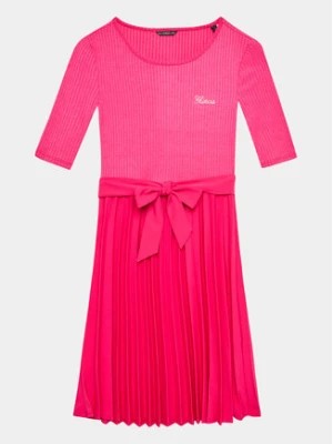 Zdjęcie produktu Guess Sukienka codzienna J3YK28 RC1S0 Różowy Regular Fit