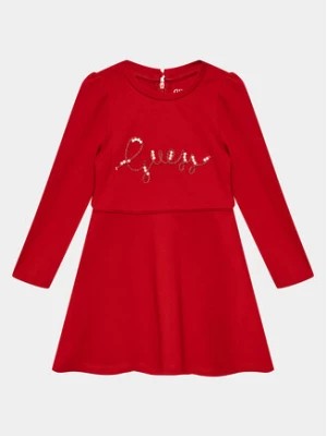 Zdjęcie produktu Guess Sukienka codzienna K3BK10 KAUH0 Czerwony Regular Fit