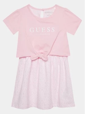 Zdjęcie produktu Guess Sukienka codzienna K4GK10 K6YW3 Różowy Regular Fit