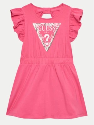 Zdjęcie produktu Guess Sukienka codzienna K4GK25 K6YW4 Różowy Comfort Fit