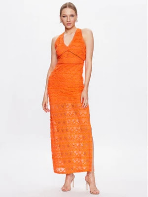 Zdjęcie produktu Guess Sukienka codzienna Liza W3GK27 KBPQ0 Pomarańczowy Slim Fit