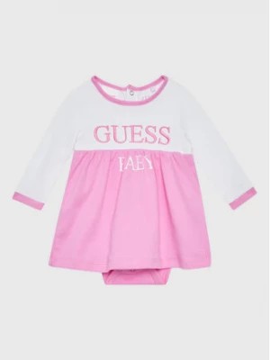 Zdjęcie produktu Guess Sukienka codzienna S2RG07 KA6W0 Różowy Regular Fit