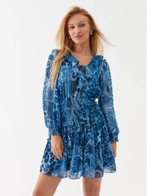 Zdjęcie produktu Guess Sukienka codzienna W3YK50 WFJJ2 Niebieski Regular Fit