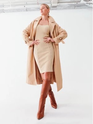 Zdjęcie produktu Guess Sukienka dzianinowa Margo W2BK55 Z2YJ2 Beżowy Slim Fit