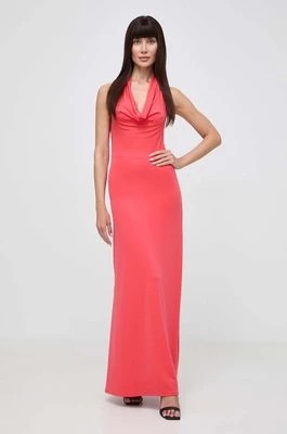 Zdjęcie produktu Guess sukienka FLAVIA kolor czerwony maxi rozkloszowana W4GK28 KBPZ0