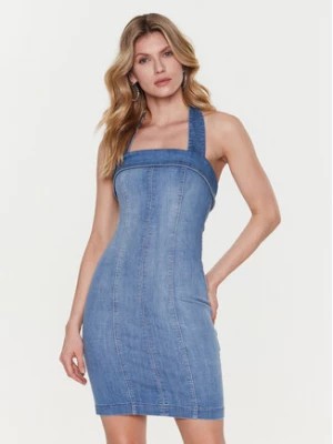 Zdjęcie produktu Guess Sukienka jeansowa Unique W3GK09 D3ZT4 Niebieski Slim Fit