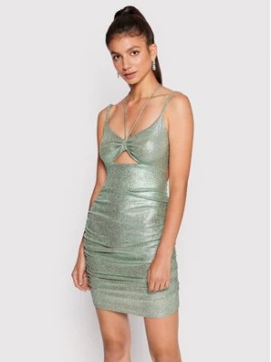 Zdjęcie produktu Guess Sukienka koktajlowa W2YK44 KB840 Zielony Slim Fit