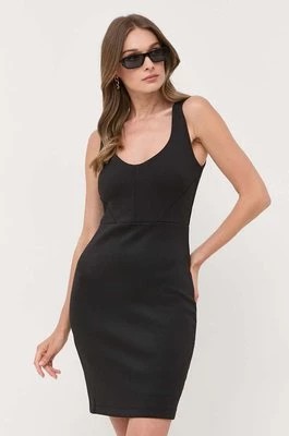 Zdjęcie produktu Guess sukienka RAE kolor czarny mini dopasowana W3YK26 K9UN2
