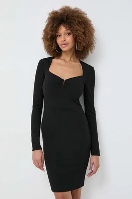 Zdjęcie produktu Guess sukienka EVELINA kolor czarny mini dopasowana W4RK53 KC2A2