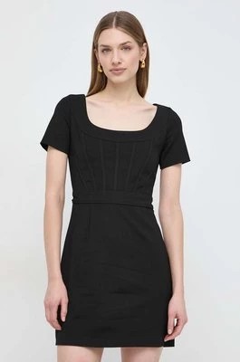Zdjęcie produktu Guess sukienka ANNA kolor czarny mini prosta W4RK15 KBJP2