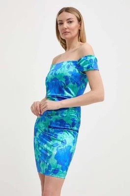 Zdjęcie produktu Guess sukienka kolor niebieski mini dopasowana