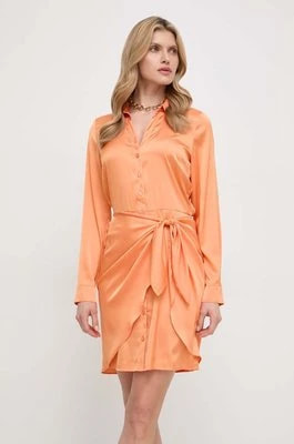 Zdjęcie produktu Guess sukienka AYLA kolor pomarańczowy mini prosta W2BK83 WF1T2