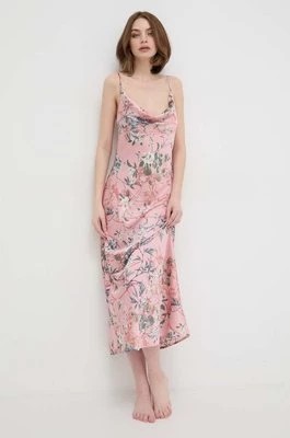 Zdjęcie produktu Guess sukienka AKILINA kolor różowy maxi prosta W3GK85 WD8G2