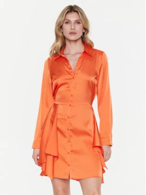Zdjęcie produktu Guess Sukienka koszulowa Alya W2BK83 WF1T2 Pomarańczowy Regular Fit