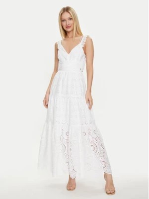 Zdjęcie produktu Guess Sukienka letnia Sl Palma Long W4GK46 WG571 Biały Regular Fit