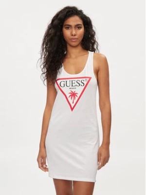 Zdjęcie produktu Guess Sukienka plażowa E3GP03 JA914 Biały Slim Fit