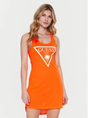 Zdjęcie produktu Guess Sukienka plażowa E3GP03 KB9I0 Pomarańczowy Regular Fit