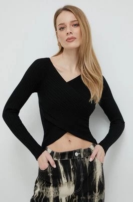 Zdjęcie produktu Guess sweter damski kolor czarny lekki