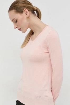 Zdjęcie produktu Guess sweter GENA damski kolor różowy lekki W2YR31 Z2V62