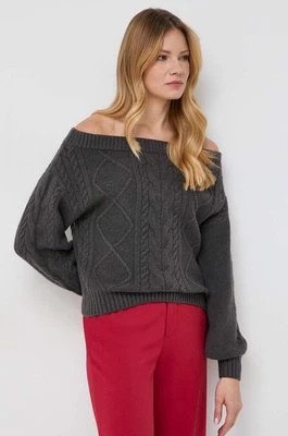 Zdjęcie produktu Guess sweter damski kolor szary ciepły