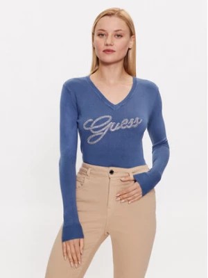 Zdjęcie produktu Guess Sweter W3YR21 Z2NQ2 Niebieski Slim Fit