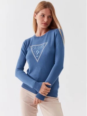 Zdjęcie produktu Guess Sweter W3YR46 Z2NQ2 Niebieski Slim Fit