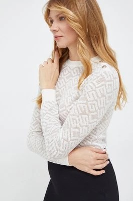 Zdjęcie produktu Guess sweter z domieszką wełny CHELSEA damski kolor beżowy lekki W4RR28 Z3C90