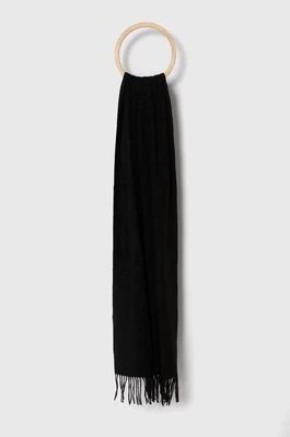 Zdjęcie produktu Guess szal damski kolor czarny gładki