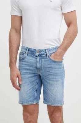 Zdjęcie produktu Guess szorty jeansowe ANGELS męskie kolor niebieski M4GD03 D4Z25