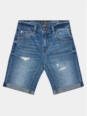 Zdjęcie produktu Guess Szorty jeansowe L4GD16 D41E0 Niebieski Regular Fit