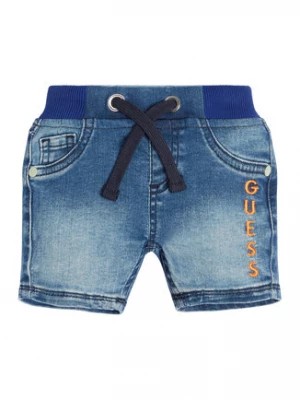 Zdjęcie produktu Guess Szorty jeansowe N3GD10 D4CA0 Niebieski Regular Fit